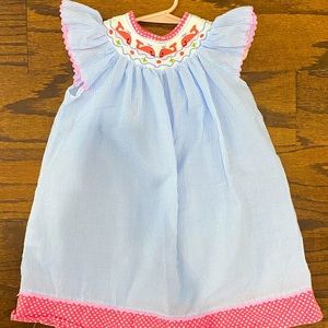 Smocked Whale Dress